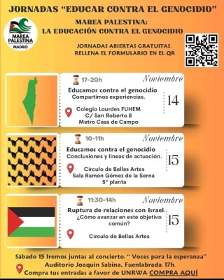 14-15 noviembre. "Educar contra el genocidio". Madrid