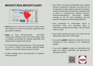 Boycott Teva. Boycott Ajovy