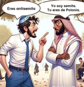 ¿Anti-semita? ¡No! Anti-sionista, que no es lo mismo