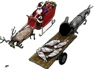 Happy Christmas. Feliz Navidad