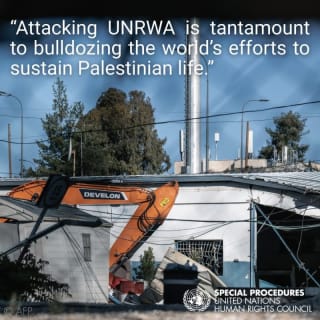 Call to “kill and annihilate UNRWA staff”. Llamamiento público a “matar y aniquilar al personal de la UNRWA” ENG ESP