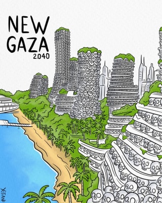 New Gaza, de X-tian @UnCaricaturista