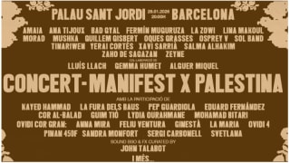 Jueves 29 enero, 20:00 horas. RTVE. Concierto benéfico 'Act X Palestine' en el Palau Sant Jordi de Barcelona
