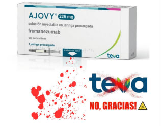 Carta de paciente con migraña. Ajovy. Letter from a migraine patient. ESP ENG