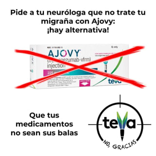 Ajovy, no. #boicotTeva #TevaNoGracias