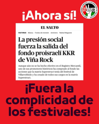 Viña Rock. Israel, fuera de los festivales de música