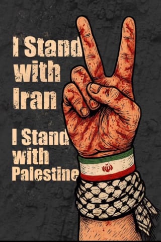 Apoyo a Irán, apoyo a Palestina
