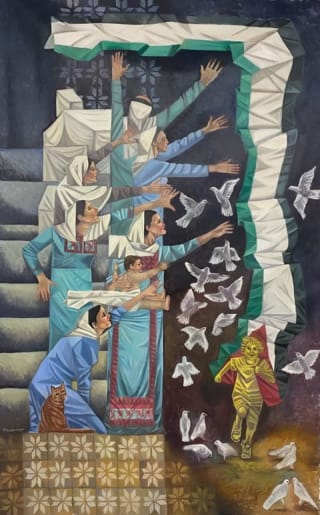 Rania Amodi. Oil paintings. Cuadros al óleo. ENG ESP