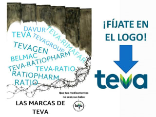 ¡Fíjate en el logo! ¡Teva no!