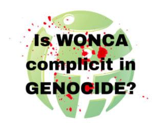 WONCA. Gaza genocide. Genocidio en Gaza ENG ESP