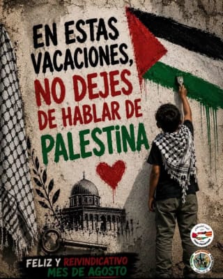¿Es agosto? ¡Buen motivo para tener presente a Palestina! Hoy y siempre