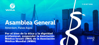  "Por ética y dignidad hay que expulsar a la IMA (Asociación Médica Israelí) de la WMA (Asociación Médica Mundial)"