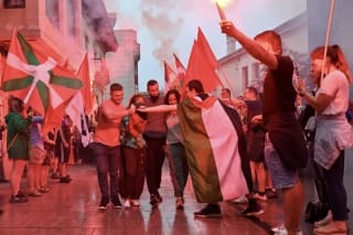 Asier y Youssef, miembros de ‘Iranekin Bat’ y Samidoun detenidos y procesados en la Audiencia Nacional.
