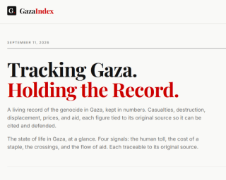 The GazaIndex. GazaDatos
