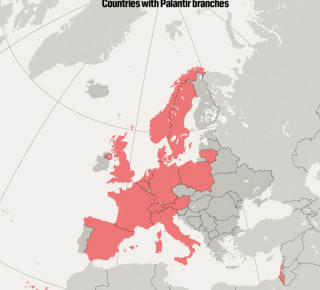 España contrata Defensa con Palantir. 11 European countries use Palantir. ESPAÑOL INGLÉS