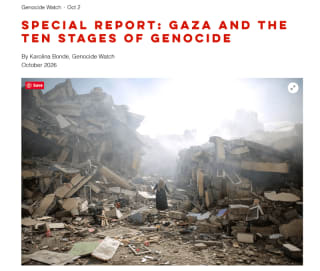 Gaza y las 10 etapas del genocidio