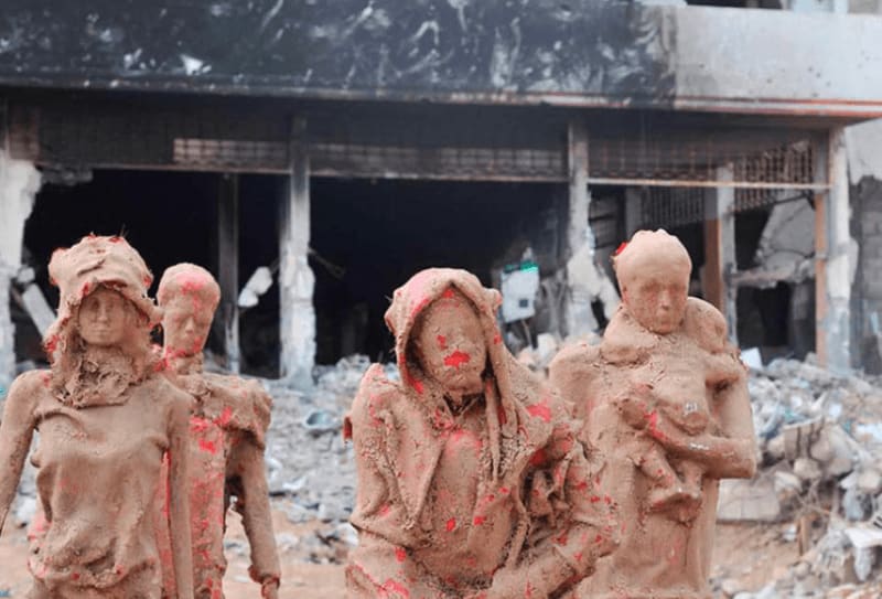 Iyad Sabbah, esculturas, "Desgastados" 