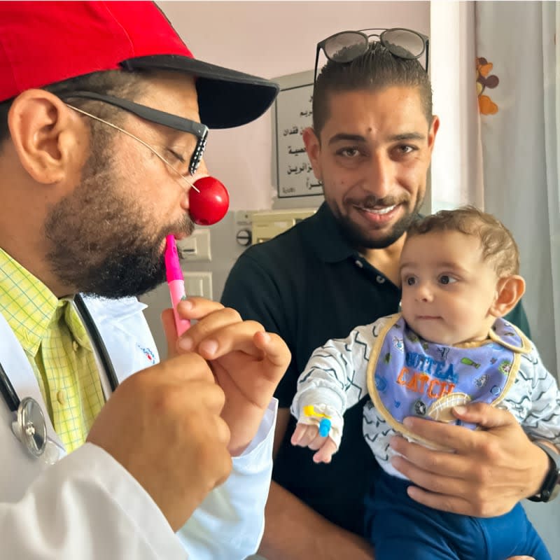 Payasos. RedNoses Palestine. Healthcare clowns. ESP/ENG