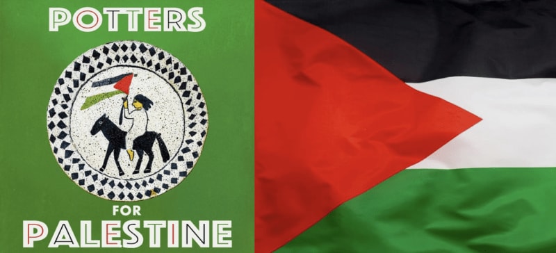 Cerámica. Potters for Palestine. Contra el genocidio cultural. Amal Tamari. ENG/ESP