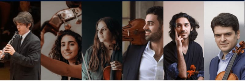 Música. Ensamble Nasmé (Brisa). Fadwa Qamhia, Hisham Khoury, Katia Abdel Kader, Soheil Kanaan, Ibrahim Alshaikh, ESP