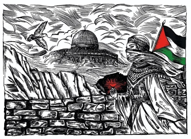 Storm of Freedom. Kholoud Hammad, 2024. ENG ESP