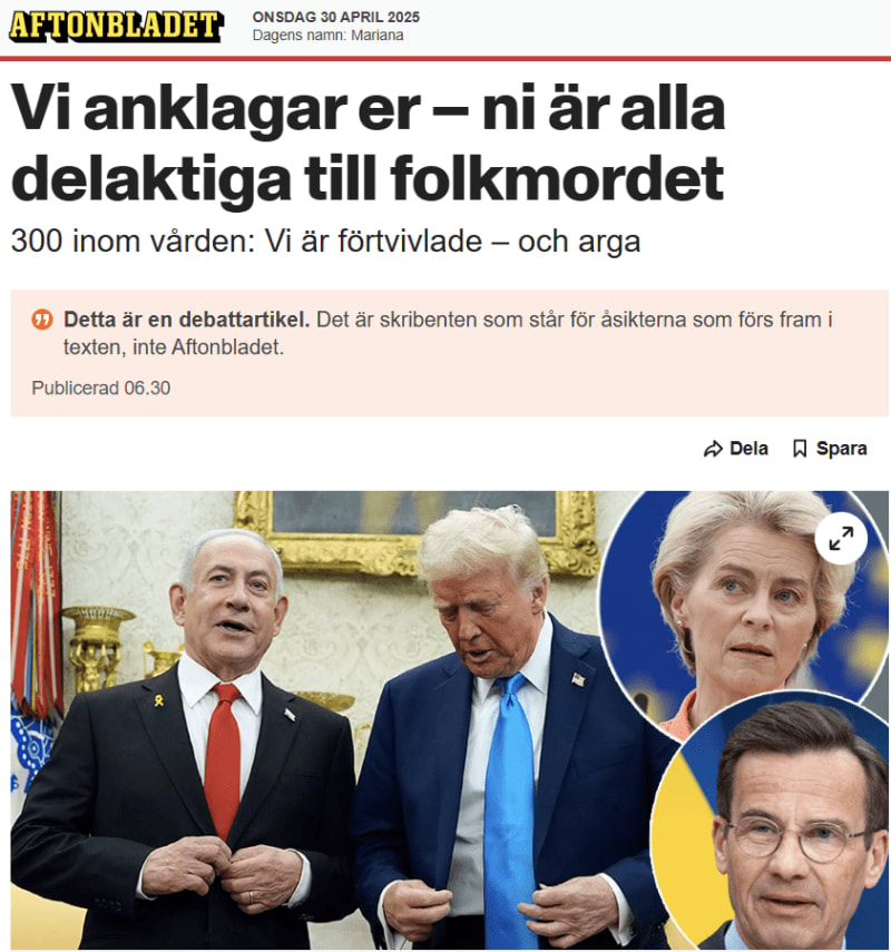 Vi anklagar...