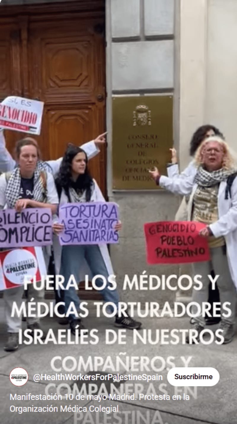 ¿Cómo puede seguir en silencio la Organización Médica Colegial de España?