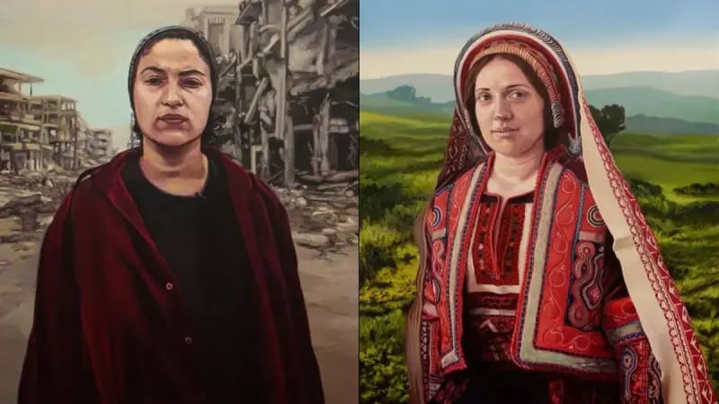 Pinturas. Tania Blanco. En Palestina hay personas, no entes abstractos