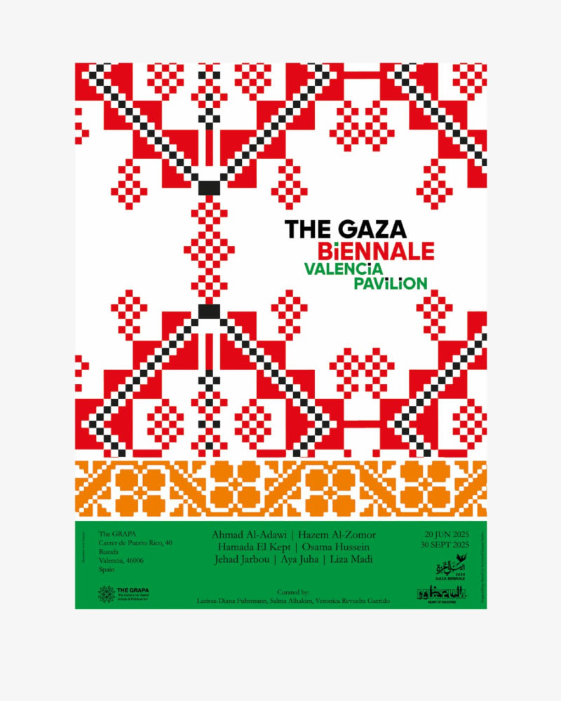 Bienal de Gaza Gaza Biennale, Valencia España Spain, 20 junio-30 septiembre 2025 ESP ENG