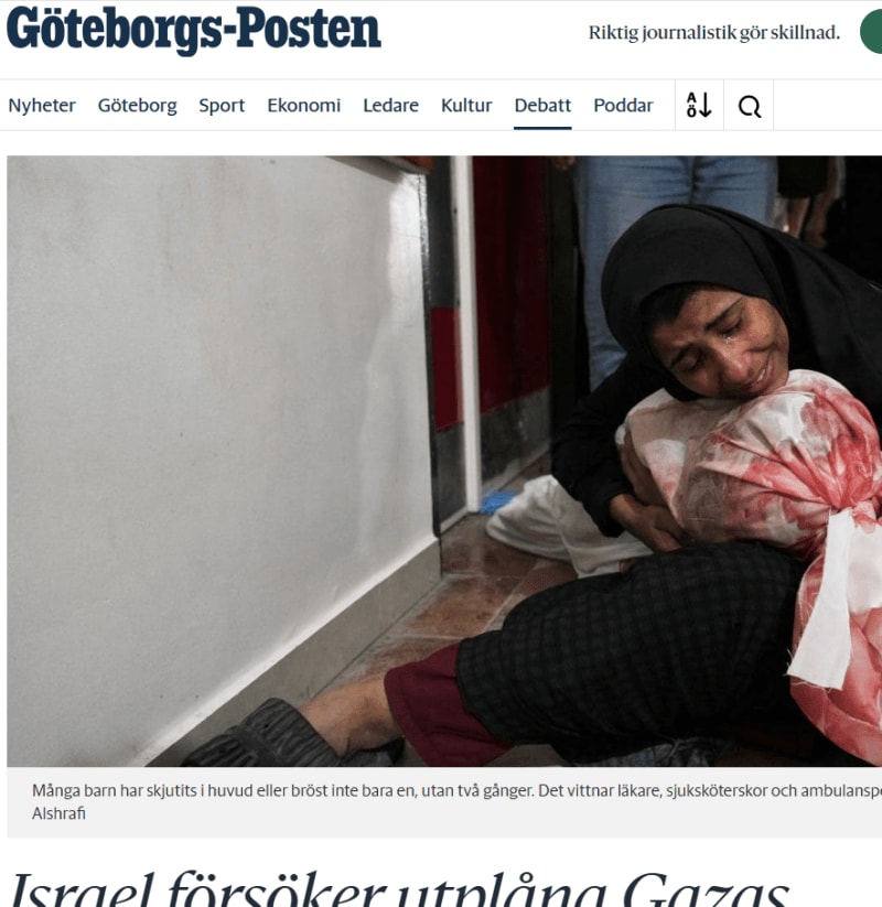 Israel försöker utplåna Gaza
