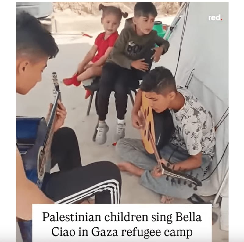  Bella Ciao from Gaza to the world. ENG ESP