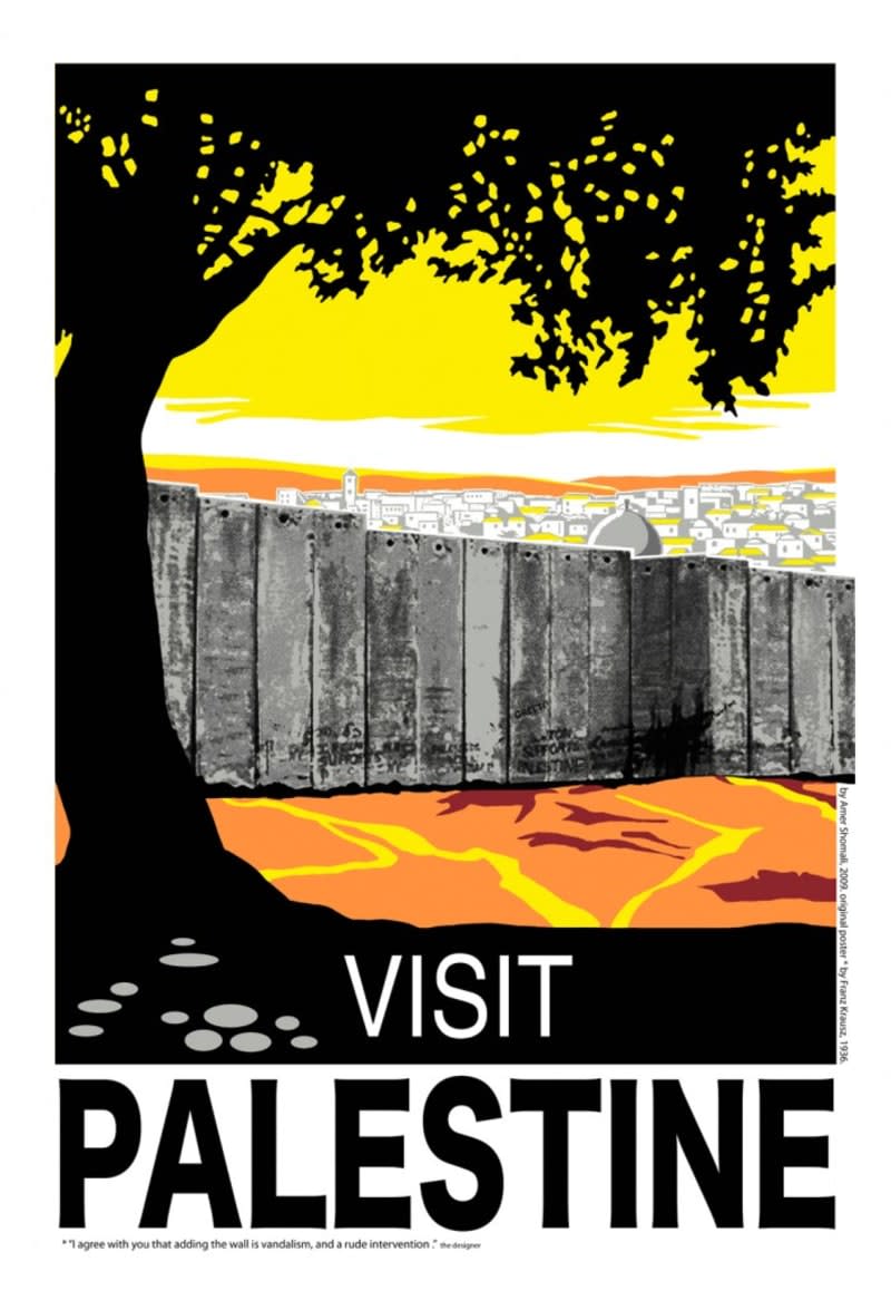 Postal card. Tarjeta postal. From Zionist propaganda to symbol of Resistence. De propaganda sionista a símbolo de Resistencia. ENG ESP