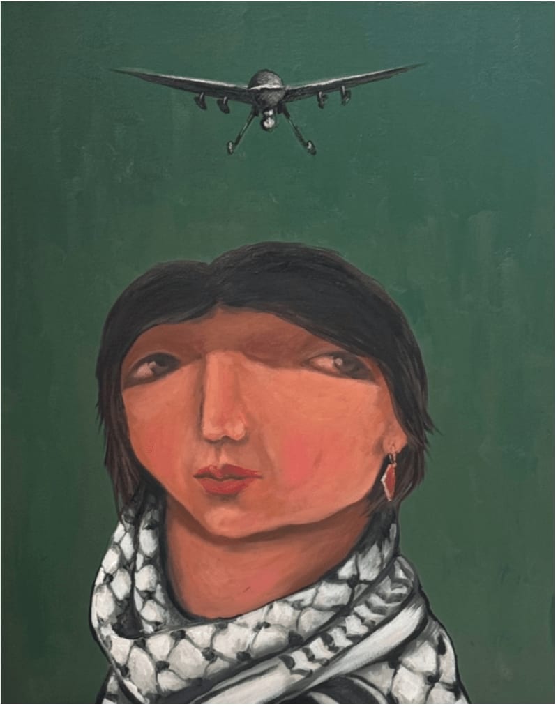 Hamada Elkept, visual artist from Gaza. Artista gazatí ENG ESP