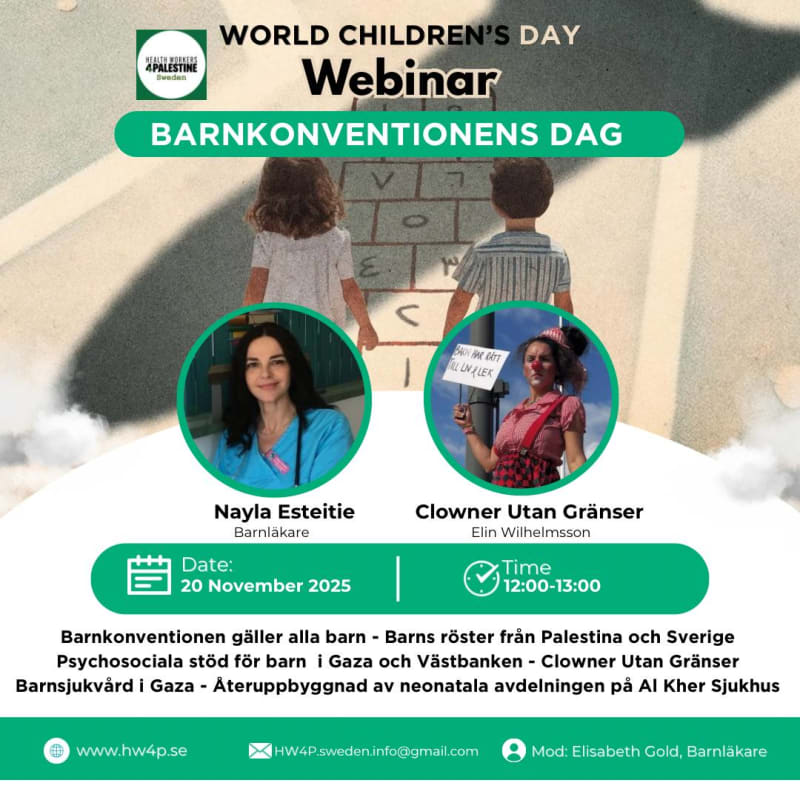 Webbinarium på barnkonventionens dag, 20:e november 2025