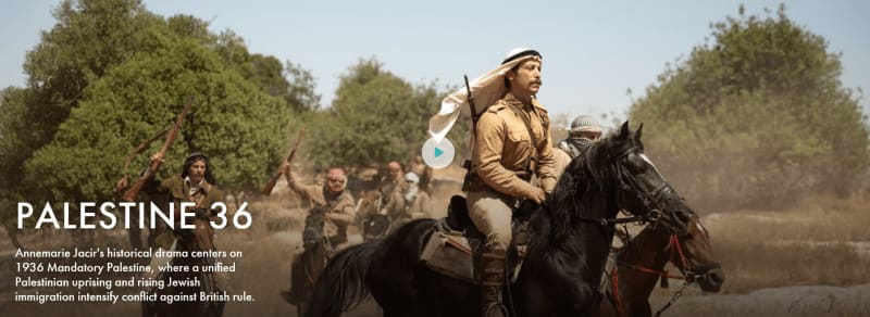 "Palestine 36". Film. Pelicula. Directed by Annemarie Jacir ENG ESP