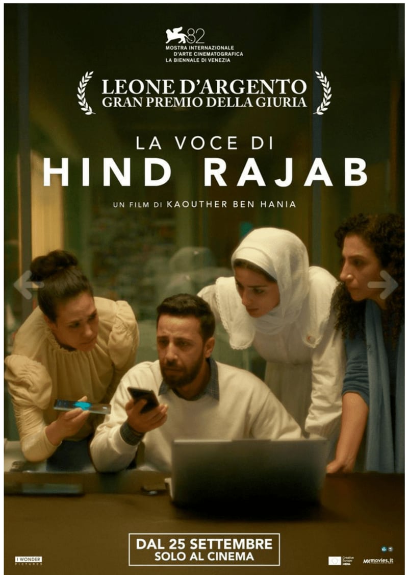 Película-documental. La voz de Hind Rajbb. Film-documentary Sawt al-Hind Rajabaka The Voice of Hind Rajab ESP ENG