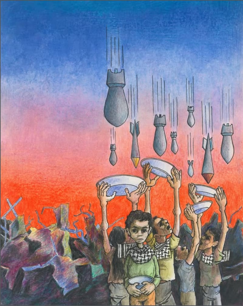 Sliman Mansour. Painter. Pintor ESP ENG