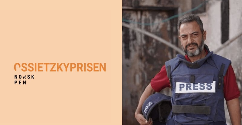 Ossietzky Prize to Palestinian journalist Sami Abu Salem. Premio Ossietzky al periodista palestino Sami Abu Salem. ENG ESP