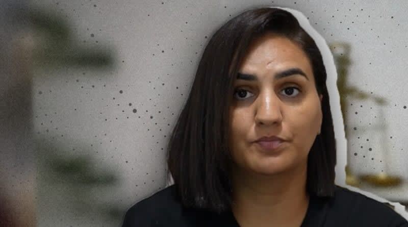 Amira Zaiter. Condenada 15 meses prisión. Sentenced to 15 months in prison. Condamné à 15 mois de prison. ESP ENG FRA