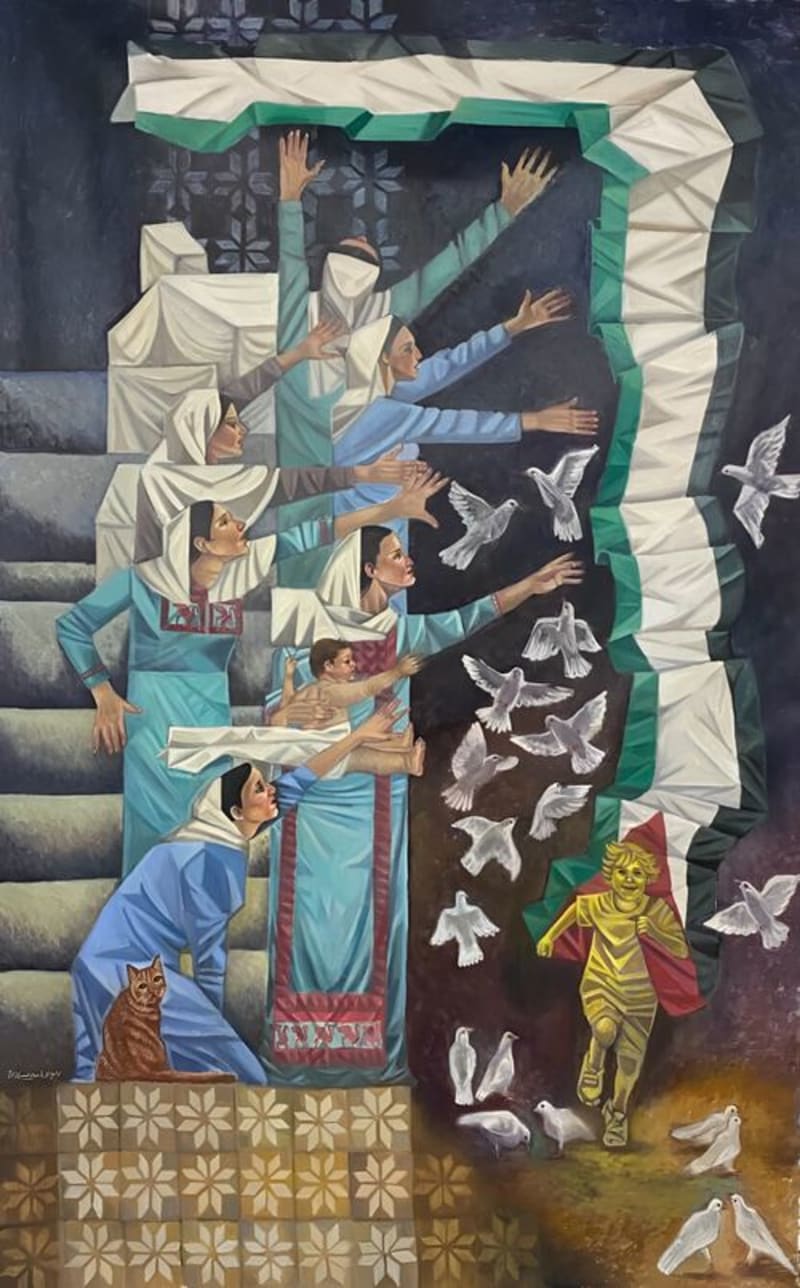 Rania Amodi. Oil paintings. Cuadros al óleo. ENG ESP