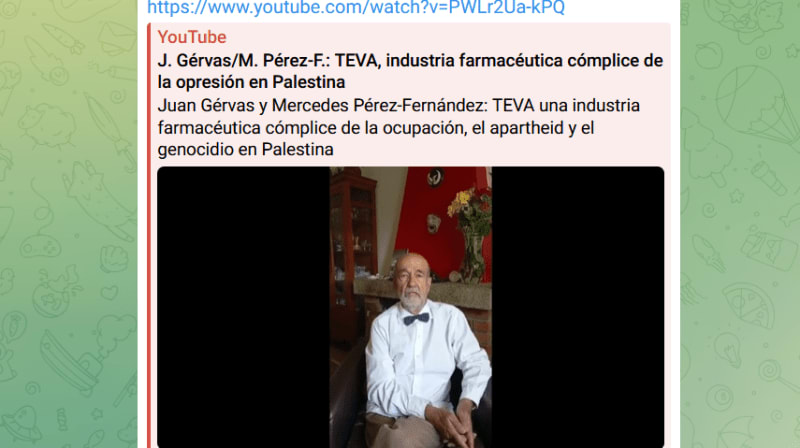 Miércoles 3 junio, 19,00 h Teva, apartheid, genocidio, ocupación en Palestina. Librería La Vorágine, Santander.