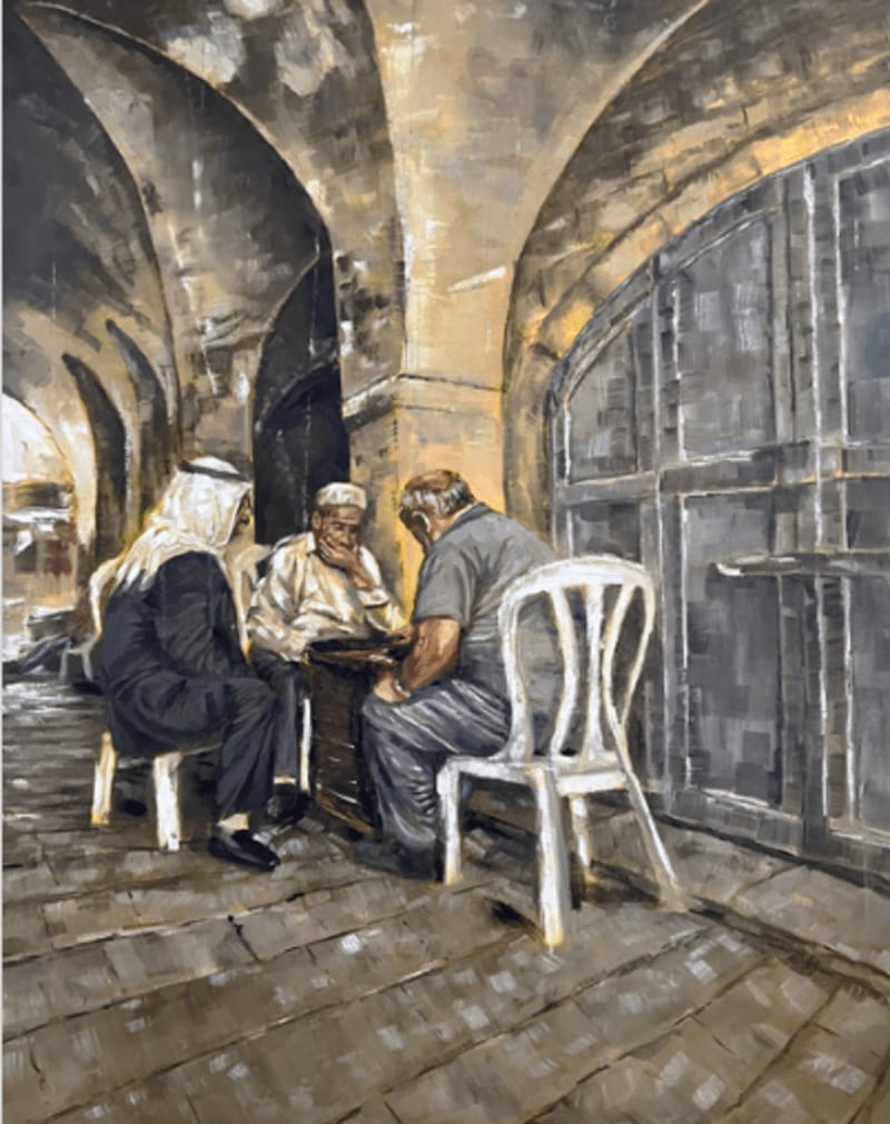 Nora Alshaikh. Painter. Pintora.