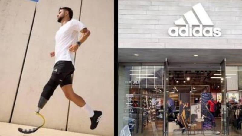 Adidas Boicot por su campaña con un soldado israelí. #BoycottAdidas 