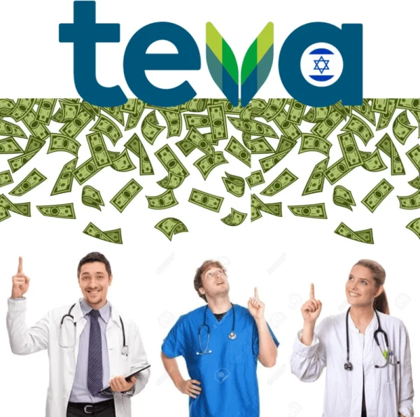 Teva, una empresa criminal que corrompe a profesionales