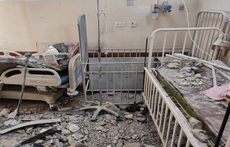 A 1 de diciembre 2024, Gaza: 1,055 profesionales de la sanidad asesinados. Más de 310 detenidos. ESP7ENG