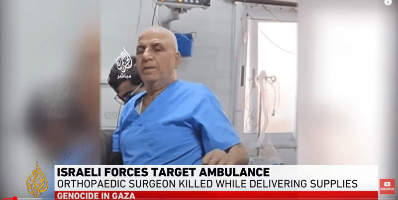 Dr. Said Jouda. Hero for doing the right thing. Héroe por hacer lo que debía, ENG/ESP