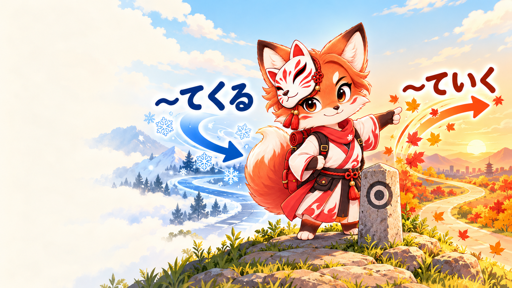 〜ていく vs 〜てくる: Seeing Change From a Reference Point-cover