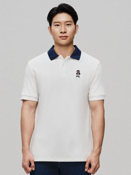 Áo Polo Nam Hoạ Tiết Cool Bear Edition Form Regular