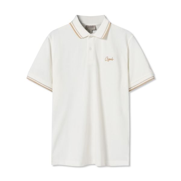 Áo Polo Nam Họa Tiết Phối Viền Trim Color Form Regular