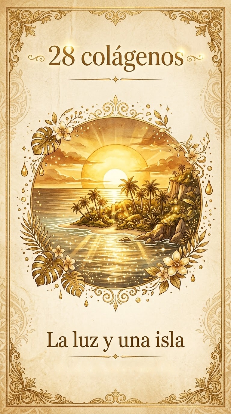 28 colágenos · La luz y una isla